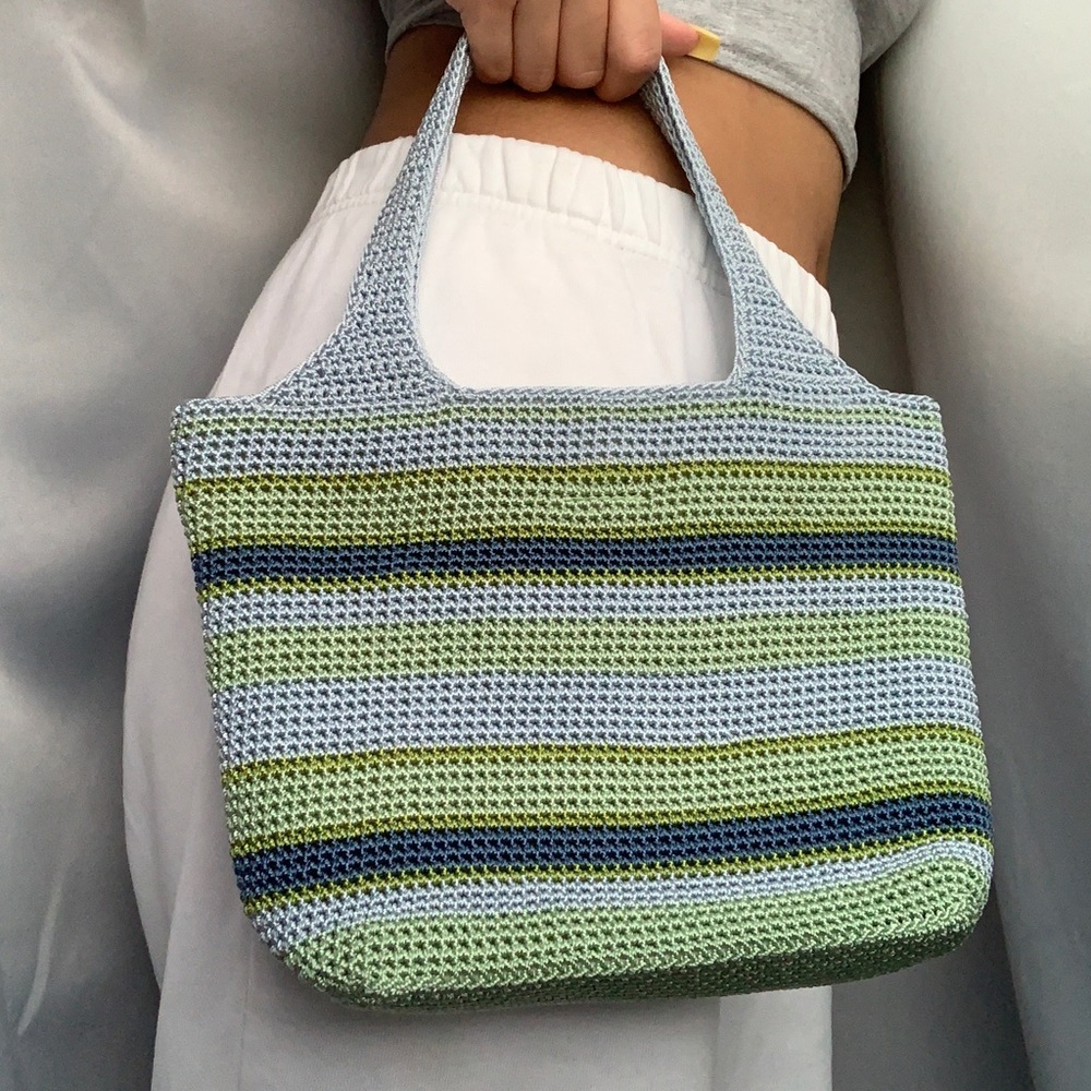 the Sak knit mini bag
